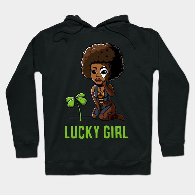 Lucky girl Hoodie by zemluke